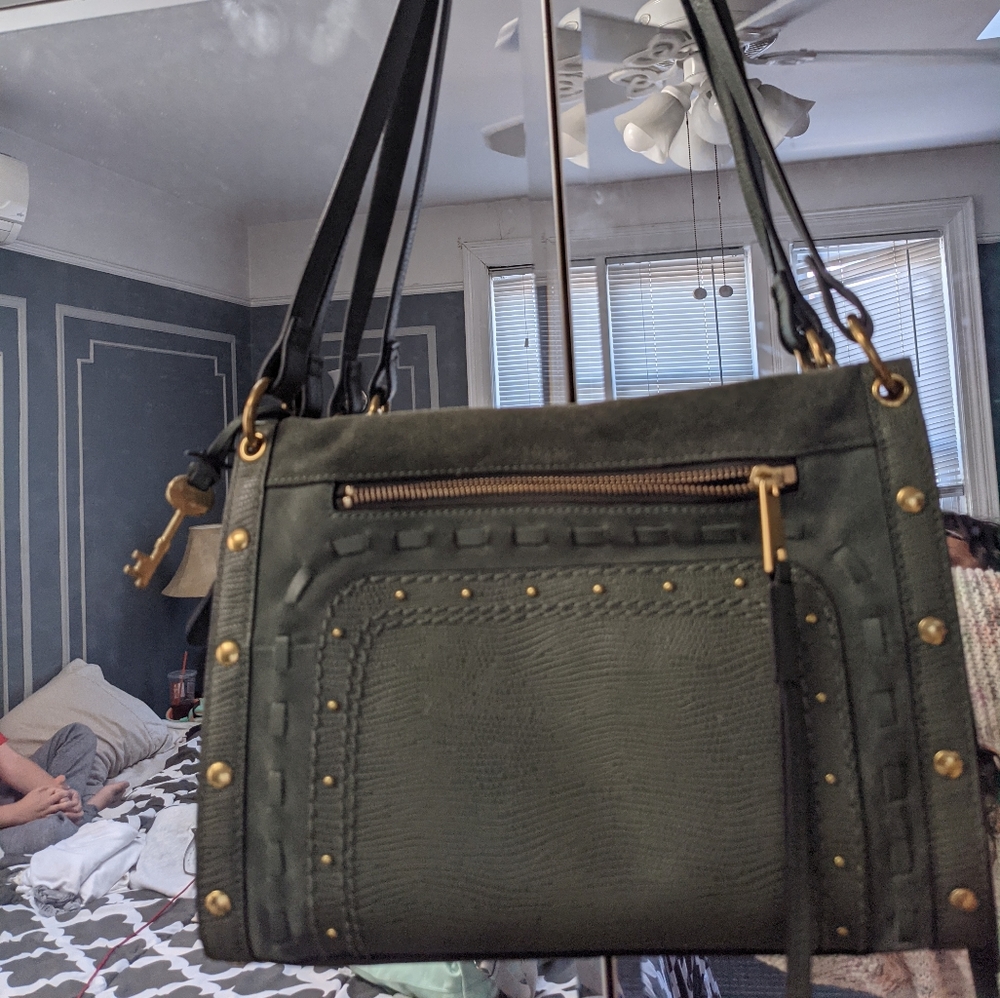 Fossil Allie Satchel Green